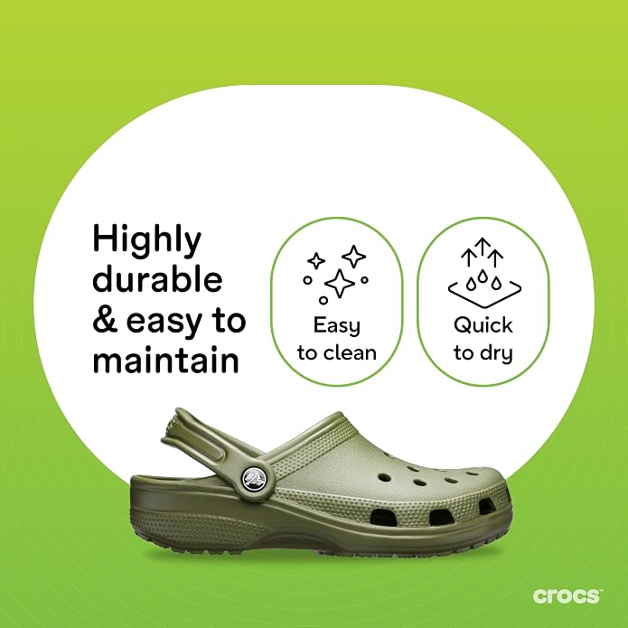 Crocs Unisex-Adult Classic Clog, Clogs for Women and Men