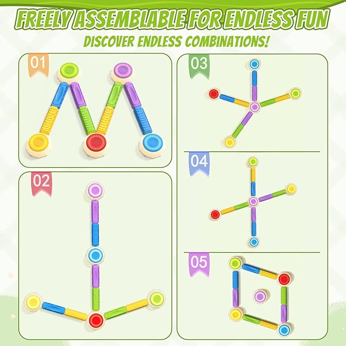 HYES Light Up Stepping Stones & Balance Beams for Kids 1-3, 13PCS Non-Slip Sensory Obstacle Course with Piano Music, Game Spinner & 30 Cards, Indoor Outdoor Toddler Toys Gifts for Boys Girls Ages 3-5