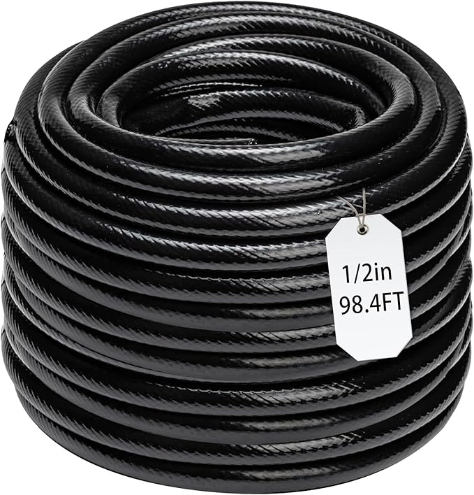 1/2 Inch Drip Irrigation Tubing-98.4Ft/30M Main Tubing Hose for Garden Irrigation System Kit, Plant Watering Irrigation Line Tubing