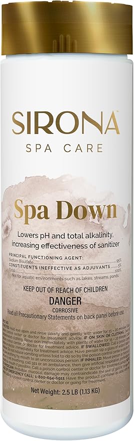 Sirona Spa Care Down for Spas and Hot Tubs, 2.5lb