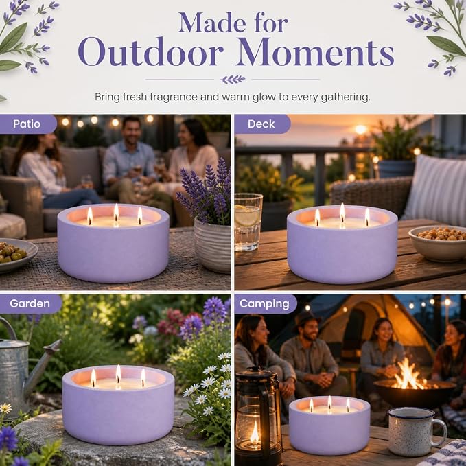 Scented Candles for Home Scented, Non Toxic Soy Candle for Women & Men, Matte Ceramic Jar Perfect Luxury Home Fragrance, Elegant Décor & Gift