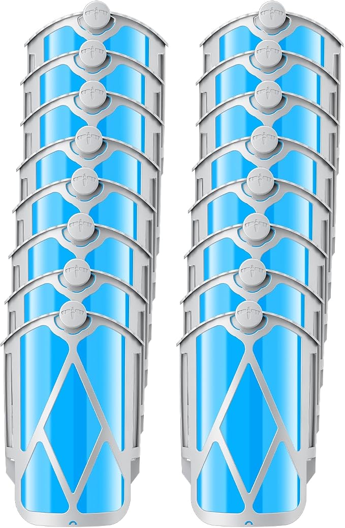 UBeesize 16 Pack Insect Trap Refill Cartridges, 2026 Upgraded Strong Adhesive Refills for Indoor Plug-in Bug Traps, Compatible with M364 and Max Devices, Easy to Replace and Long Lasting