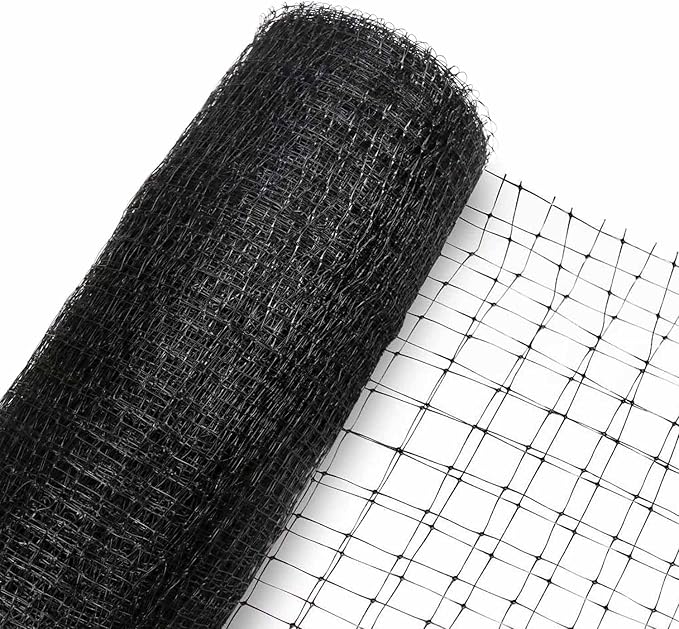 KLEWEE Bird Netting, 7.5 x 25 FT Heavy Plastic Duty Garden Netting to Protect Fruit Trees, Plants and Vegetables Against Birds, Deer, Squirrels and Other Animals