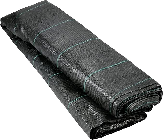 Happybuy Driveway Fabric, 13x60ft Commercial Grade Landscape Fabric, Garden Weed Barrier Fabric Heavy Duty, Geotextile Fabric Underlayment Gravel, Ground Cover Drainage Fabric, Weed Mat Cloth