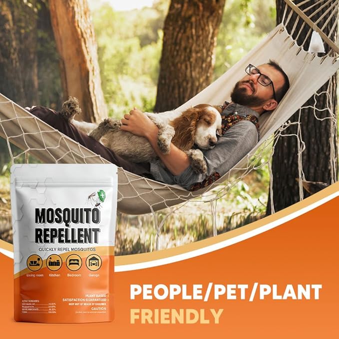 SCFKAOF Mosquito Repellent Outdoor Patio, Mosquito Deterrent for Yard, Indoor Mosquito Repellent Balls, Mosquito Repeller for Patio, Keep Mosquito Away, Covers 120 Sq. Ft, 60 Days Protection-12 Packs
