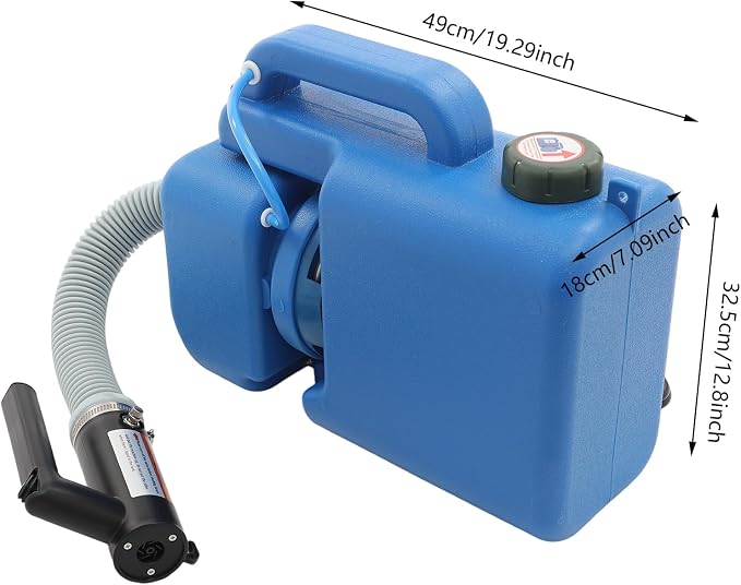 Bacocoo 8L Electric ULV Cold Fogger Machine with Backpack Mist Atomizer, Adjustable Flow Rate Electric Atomizer Sprayer, Large Area Spraying for Home Indoor and Outdoor.