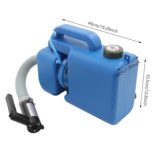 8L/2Gal Electric ULV Cold Fogger Machine, 1200W Foggers with Backpack Mist Atomizer, Adjustable Flow Rate, Portable Sprayer Machine for Home Indoor Outdoor Garden Lawn Yard Hotel