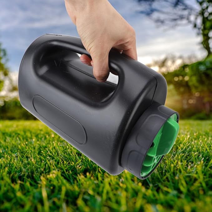 Hand Held Spreader, 2L ABS PP Labor Saving Fertilizer Shaker with Evenly Spread Design, for Gardening Lawn