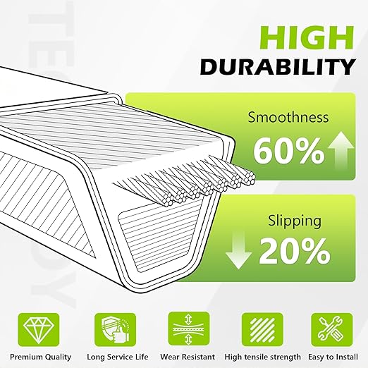 144959 Mower Deck Belt for Craftsman 42 Inch 532144959 LT1000 LT2000 DLT3000 DYT4000 Husqvarna Poulan AYP Ariens Riding Lawn Mower, 1/2" X 95.5"