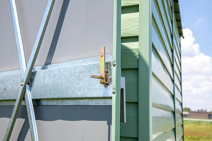 Arrow Sheds 6' x 4' Outdoor Steel Storage Shed, Green