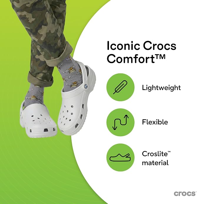 Crocs Unisex-Adult Classic Clog, Clogs for Women and Men