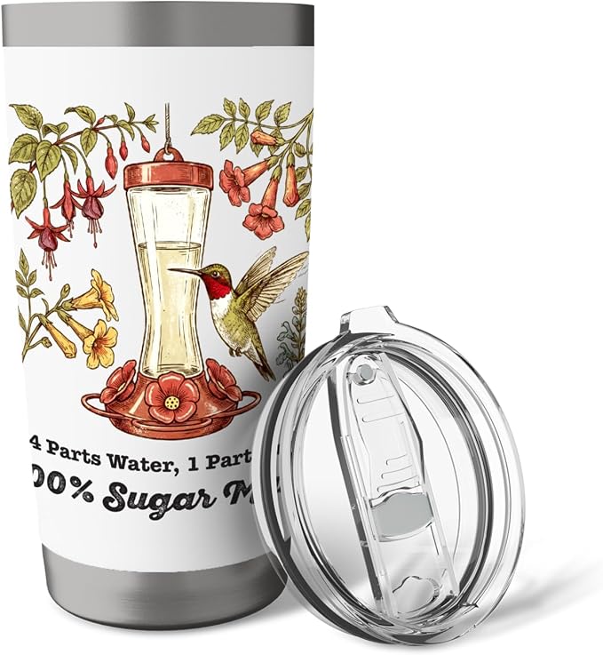 Hummingbird Backyard Bird Feeder Nectar Recipe Sugar Mama Stainless Steel Insulated Tumbler