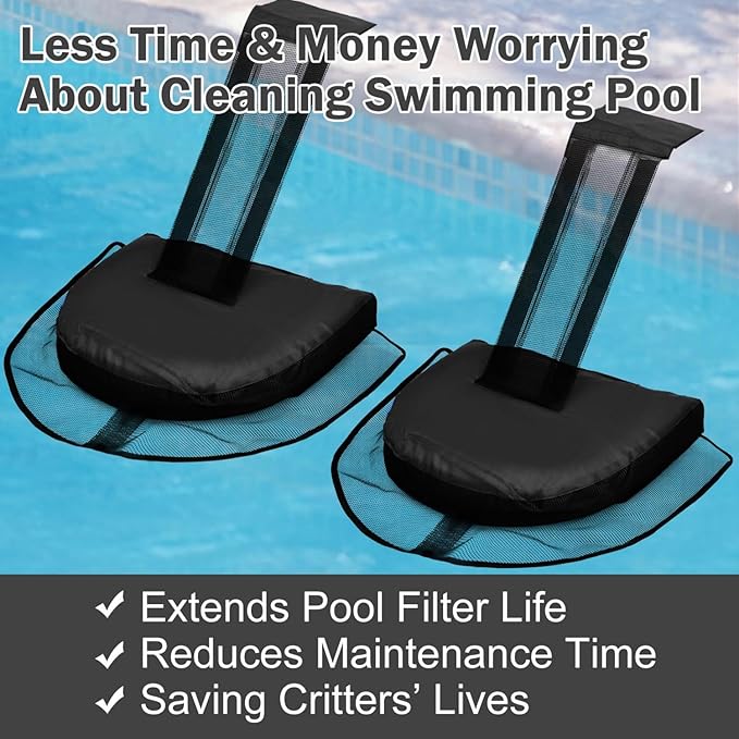 2 Pack Animal Saving Escape Ramp for Swimming Pool, Pool Critter Escape Ramp, Floating Rescues Frog Saver for Swimming Pool Critter Escape Ramp