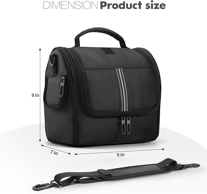 Portable Power Station Carrying Case Bag Compatible with Anker 521 Power Station Generator Protective Shoulder Bag Cover with Pocket for Outdoor Travel Camping Charging Accessories