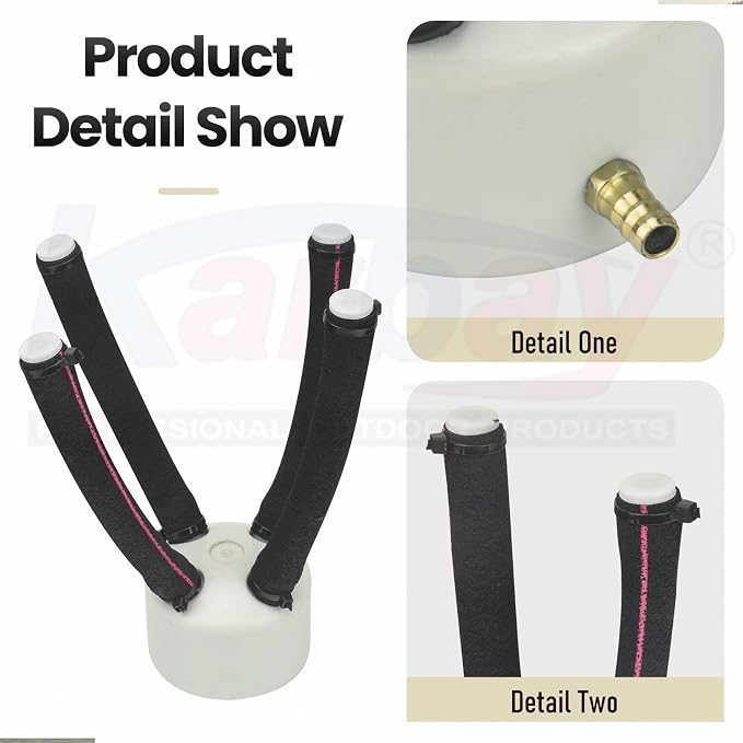 Large Pond Diffuser for Outdoor Bubbling- High Efficiency Sinking Pond Aquatic Aerators and Deicer for Improved Filtration-Fish Pond Part Essential for Healthy Aquatic Environment-Reduces Scum.