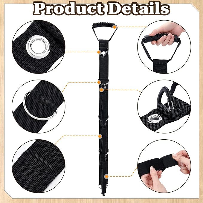 4PCS Extension Cord Organizer with 12 Removable Cord Holders Cord Storage Organizer Garage Garden Storage Straps All in One Hanger Straps for Cable Hose Rope Tool Management