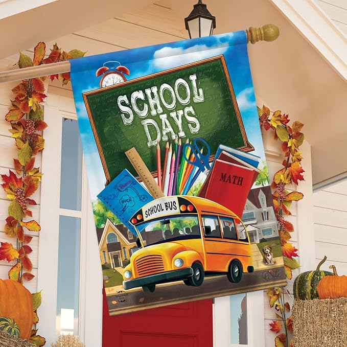 Briarwood Lane School Days Autumn House Flag