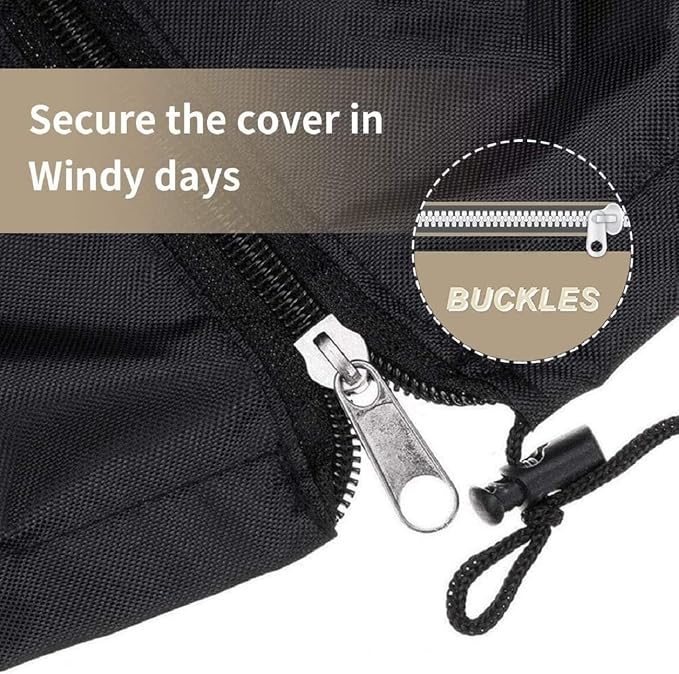 Outdoor Swing Cover 3 Triple Seater Garden Swing Cover Garden Hammock Glider Chair Cover Patio Furniture Cover UV Resistant Swing Cover All Weather Protection(77x53x67inch) Black