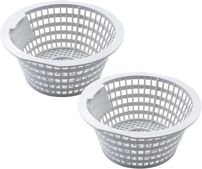 Skimmer Basket Compatible with Swimline Hydrotools 8928 Olympic ACM88 for Above Ground and In Ground Swimming Pools Replacement Part (2 Pcs)