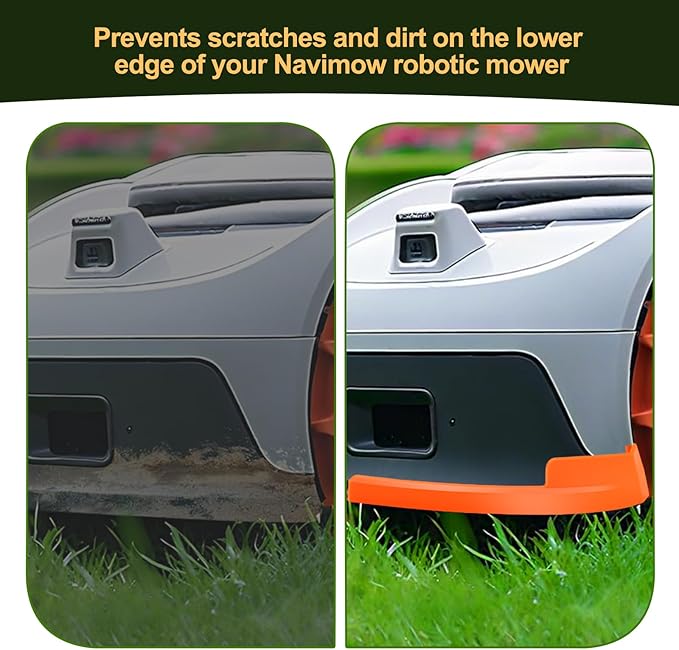 FourShow Edge Protection for Segway Navimow Robotic Lawnmower i105N i108N & i110N Bumper Tuning