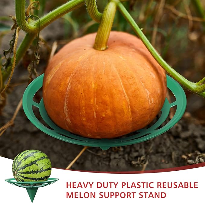 Irenare 24 Pcs Melon Cradle for Garden Watermelon Support Plant Protector for Squash Pumpkin Harvest Basket Watermelon Support Trellis for Cantaloupe Honeydew Strawberry, Reusable Avoid Rot