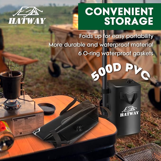 Hatway Canopy Weights,176 LBS Water Bag Set of 4 Leg Weights for Pop Up Canopy,Gazebo,Canopies,Tent-4 * 20L-Black