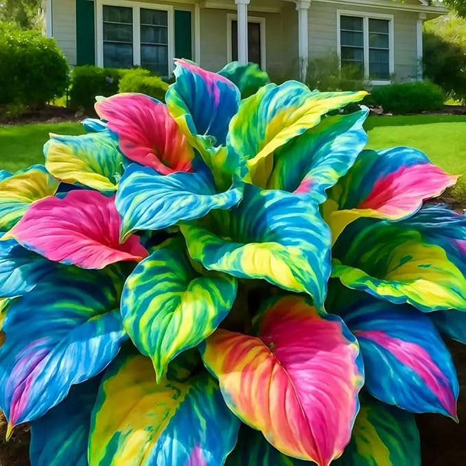 305+ Hosta Seeds Mix for Planting,Rare Hosta Seeds Mixed Colors,Dual Use for Ground Cover & Pots, Create Cool Shaded Garden Outdoor