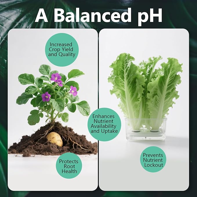 FOLLOWIN pH Down Liquid for Hydroponics,Soil & Aquariums,pH Buffer for pH Stability,33.8 Fl oz