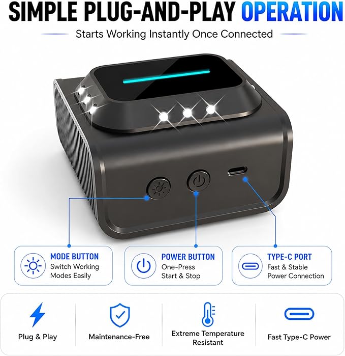 Ultrasonic Rodent Repeller Plug in for Mice, Rats & Squirrels – Electronic Pest Repellent Indoor – Mouse Deterrent for Home, Kitchen, Attic, Garage – Humane Rat Control (Black)