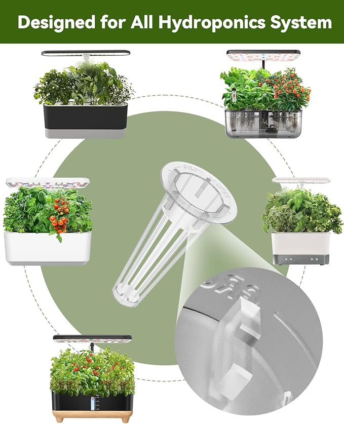 Red Romaine Lettuce Seed Pod Kits for AeroGarden, (24-Pods), Ahopegarden, iDOO Hydroponics Growing System Indoor Herb Garden, 400+ Seeds, Including American Fast Lettuce, Red Romaine Lettuce