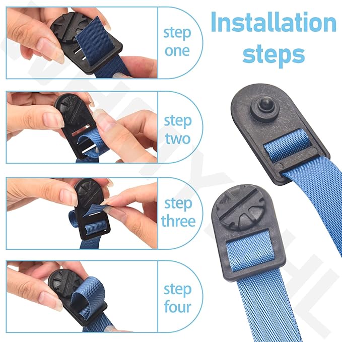 Tube and Solar Cover Fastening Kit FG-FASKIT for F-eherguard Inground and Aboveground Pool Roller - Includes 24 26" Straps, 24 Mounting Wcrews with Brackets, for Securing Solar Blankets to Solar Reels