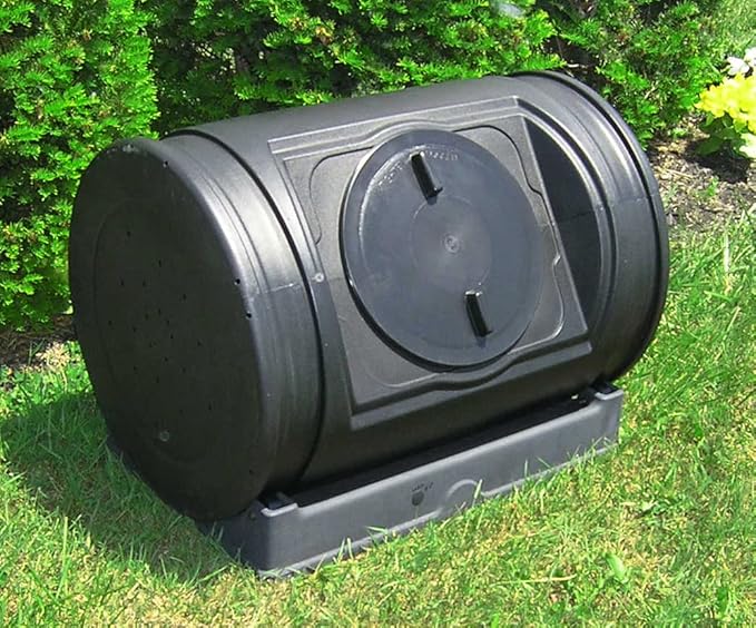 Good Ideas EZCJR-BLK 7-Cubic-Foot Compost Wizard Jr., Black