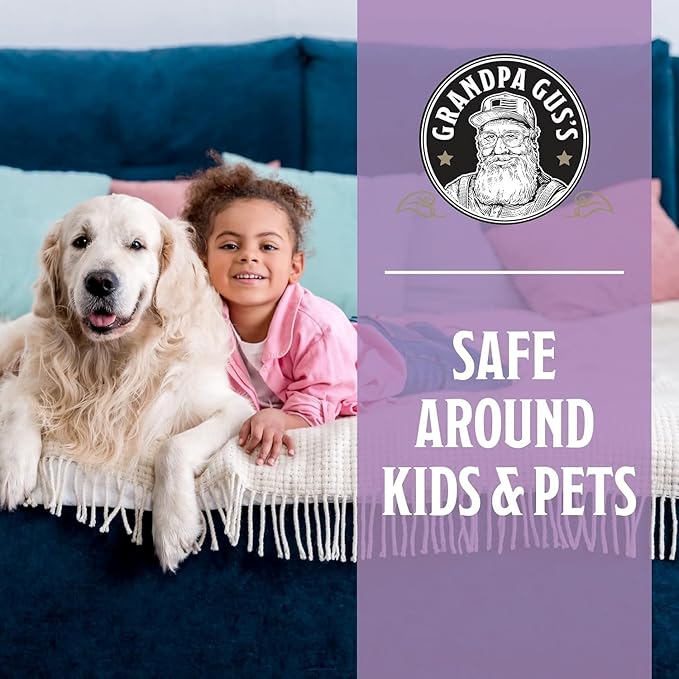 Grandpa Gus's Bed Bug Trap - Glue Traps for Mattress, Home and Travel - Early Detection, Patented Crush-Proof Design, Non-Toxic, Lasts Up to 6 Months, Pack of 12