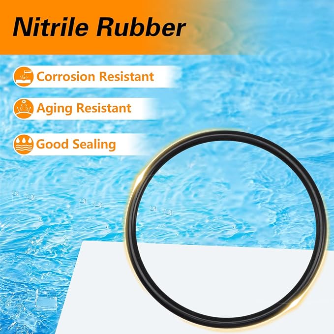 Pool Chlorinator Parts, 1/2" NPT Tube Connector, 5/8" OD Tube, Screen and O-Rings Compatible with Pentair Rainbow Auto Feeder/Chlorinator 320 322 Replace#: R172272 R172091 R172009 R172255