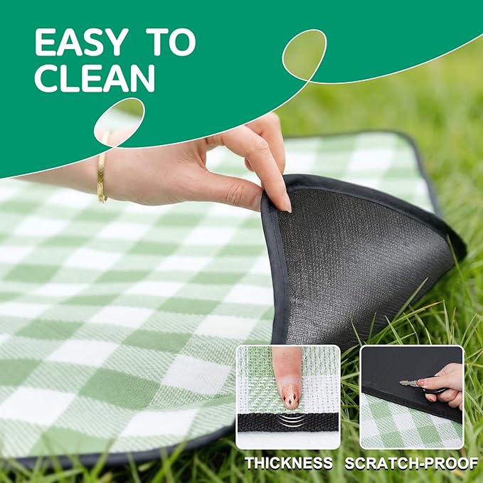 Waterproof Picnic Blanket Outdoor Girlfriend Gf Gifts for Women Sweetest Day Boyfriend 1 One Year Anniversary Meaningful Cute Romantic Xmas First Valentines Men Him Bf