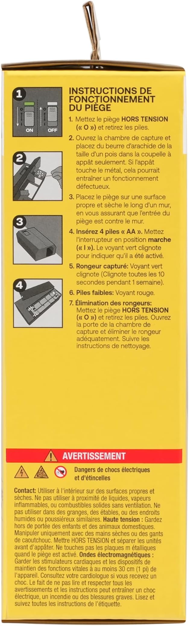 Victor Electronic Mouse Trap Humane Mouse Traps Indoor for Home - M250B - No Touch Electric Mouse Traps for Home (Pack of 4)