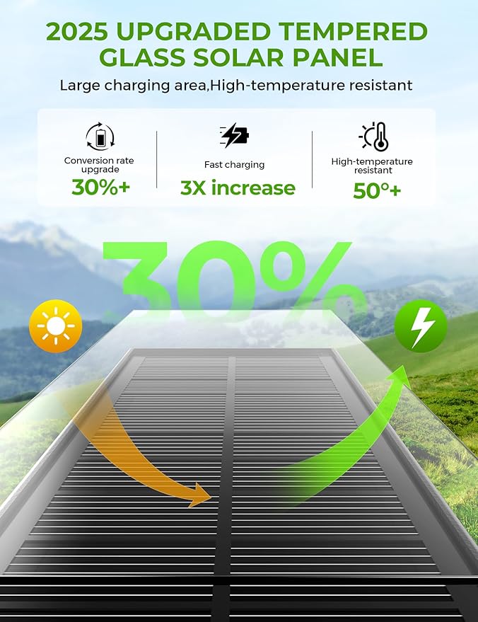 COXSENI Solar Pathway Lights Outdoor 6 Pack, 3 Color in 1 Bright Landscape Lighting with Cool/Warm/Daylight White Modes, Auto On/Off, IP65 Waterproof for Yard Garden Patio Walkway Sidewalk Lawn Decor