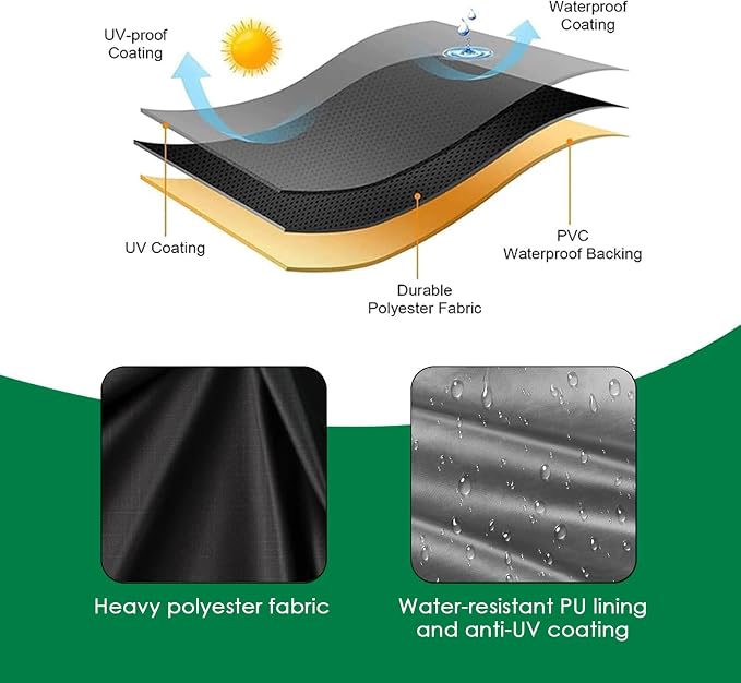 Plant Covers Freeze Protection, Fit 6x3 FT Raised Garden Beds - Heavy Duty Frost Cover for Outdoor Winter Frost Cold Weather, Black 73" x 37" x 25"