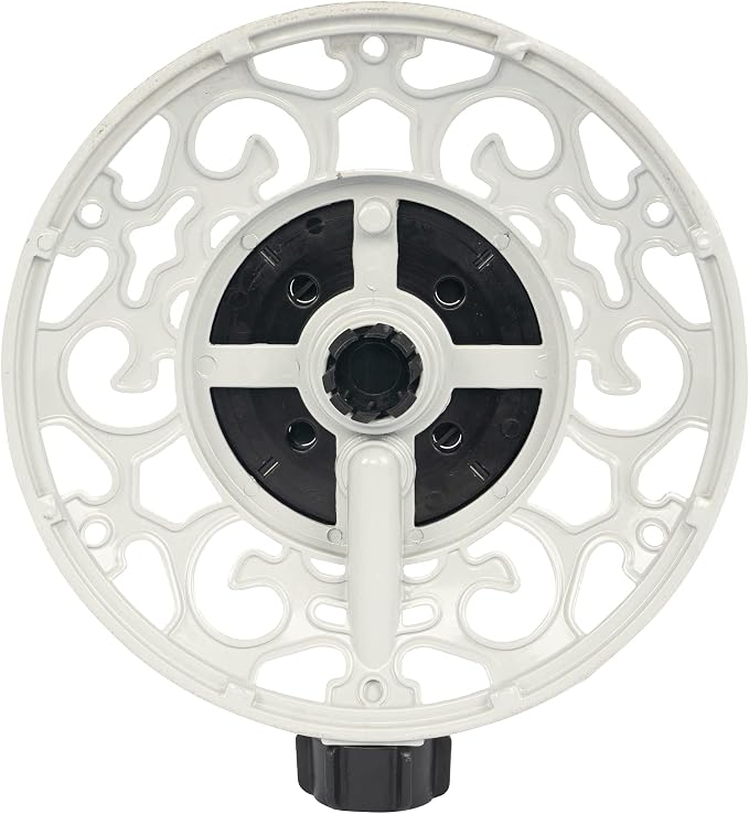 Hourleey Impact Sprinkler on Tripod Base + Adjustable Turret Metal Sprinkler