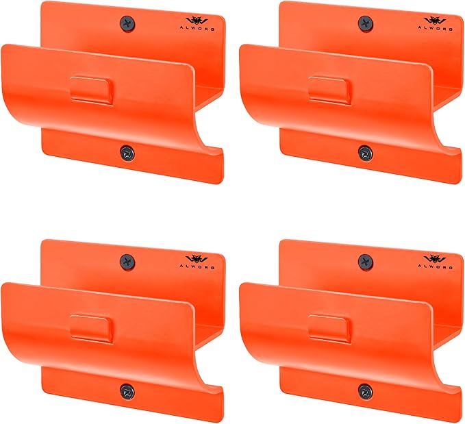 Industrial Strength Wall Hooks – Easy Mount Hooks for Garage, Shed, Bags, Towels, and Equipment Storage