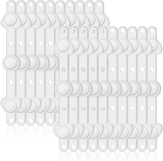 Waydress 20 Pairs Floral Boutonniere Magnets Small Corsage Fix Boutonniere Magnets Corsage Pins Brooches Flower Stick for Handmade Wedding Bride Groom Flower (Clear)