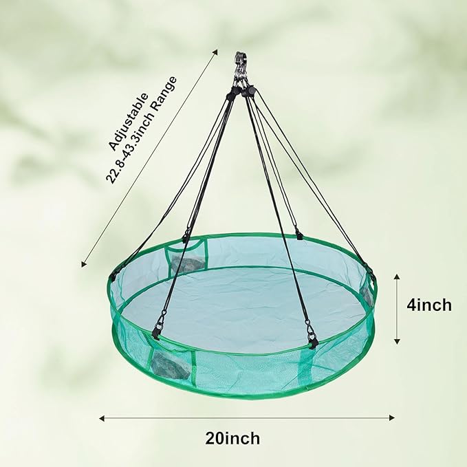 2Pcs Bird Seed Catcher for Outdoor Feeders, Bird Feeder Trays to Catch Seed, Upgraded Version Can Prevent Strong Winds. (20 inches)