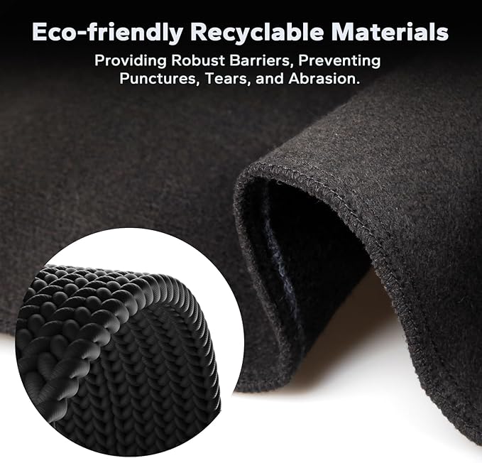 POOLHACKER 10' x 15' Oval Pool Liners for Above Ground Swimming Pools, Durable Geotextile Material, Easy to Install, Extends Life to The Line, Under Pool Padding