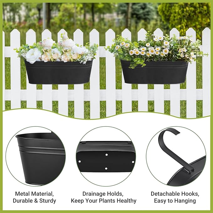 Dahey 3 Pcs Metal Hanging Flower Pots and 4 Pcs Plant Propagation Stations for Propagating Hydroponic Indoor Plants Centerpiece Tabletop Home Office Garden Yard Decor