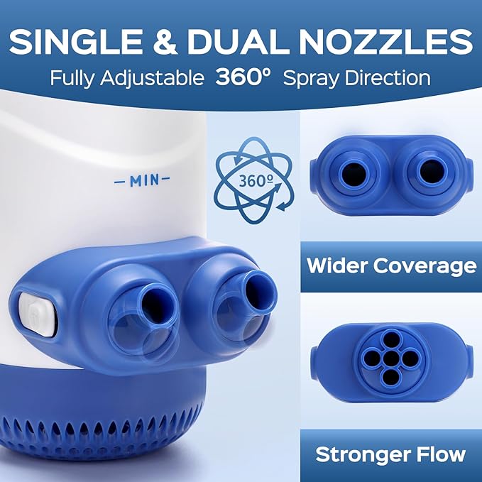 Bath Jets for Tub with Jet Massage and Bubble Mode, Bathtub Jets for Tub with 360° Rotatable Single and Dual Nozzles, the Lever-lock Suction Cups, and Handle. Jets for Bathtub at Home for Relaxation