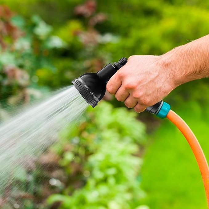 Garden Hose Nozzle Sprayer: 2 Pack 10 Watering Patterns Spray Nozzles Heavy Duty Hose Head Hose Attachment
