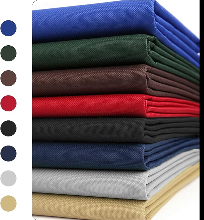 Waterproof Canvas Fabric by The Yard 58inch 600D Upholstery Material Polyester Fabric Outdoor Water Resistant Fabric for Sewing Chair Patio Cushion Purse Bag Interior, Pre Cut 5 Yard Silver Grey