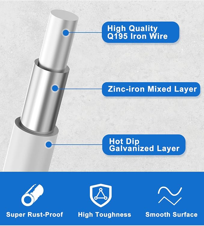 Galvanized Hardware Cloth 1/4 inch 48 x 100 ft 23 Gauge, Rust-Resistant Chicken Wire Mesh Roll for Reliable Garden Fencing, Snake Fence, and Gopher Barrier Solutions