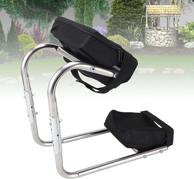 1 Set Gaeden Knee Seat, Portable Knee Pad Seat Ergonomic Knee Kneeling Seat Leg Brace Kneeseat Tool for Construction Farming Work