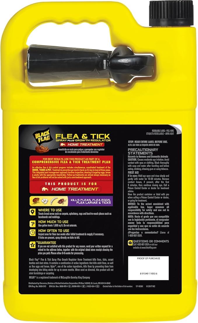 Black Flag Extreme Flea Killer Plus Growth Regulator RTU for Insects, 1-gal, 128 Oz